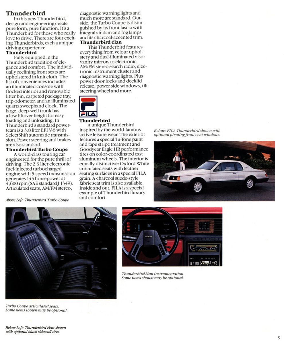 1984 Ford Cars Brochure Page 7